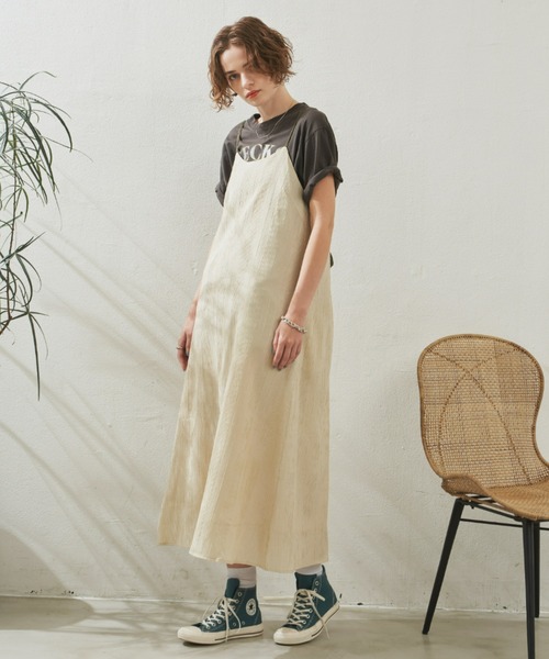 「Unitage」 キャミソールワンピース FREE ブラック レディース_画像2