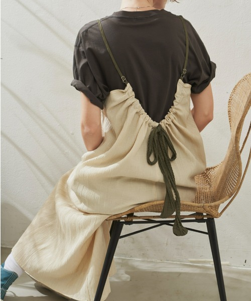 「Unitage」 キャミソールワンピース FREE ブラック レディース_画像8