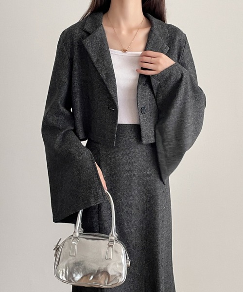 「ABITOKYO」 セットアップ S ブラウン系その他 レディース_画像8