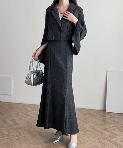 「ABITOKYO」 セットアップ S ブラウン系その他 レディース_画像9