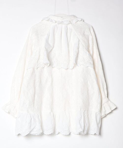 「merry jenny」 長袖ワンピース FREE オフホワイト レディース_画像2