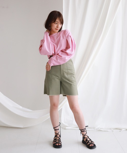 「SLOBE citron.」 長袖カットソー FREE ブラック レディース_画像2