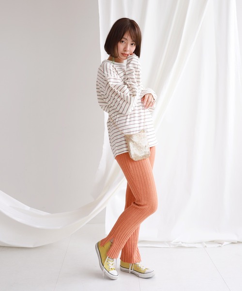 「SLOBE citron.」 長袖カットソー FREE ブラック レディース_画像8