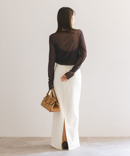 NOBLE（ノーブル） tシャツ 「追加」スキンチュールロングTシャツ