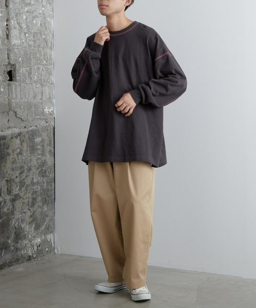 「SOUNDSGOOOOD」 長袖Tシャツ ONE SIZE オフホワイト メンズ_画像8