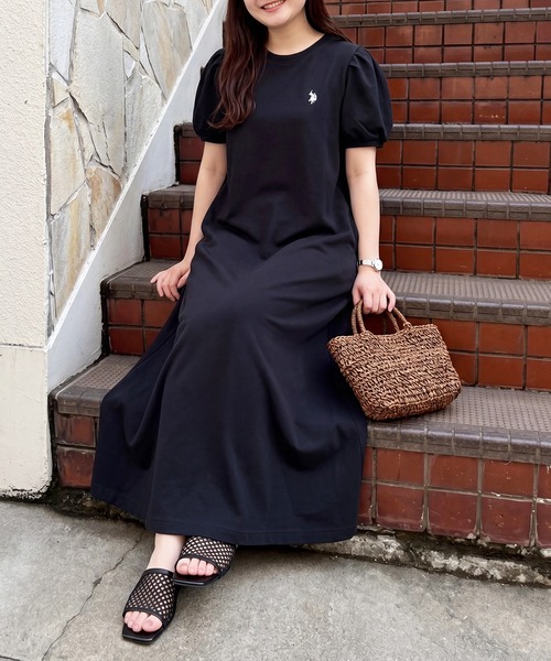 U.S. POLO ASSN.（ユーエスポロアッスン） ワンピース 半袖 「U.S.