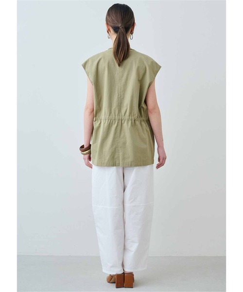 「MEDE19F」 ベスト 1 カーキ レディース_画像5