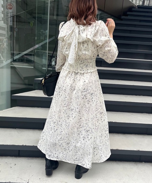 「OLIVE des OLIVE」 長袖ワンピース FREE ベージュ レディース_画像8