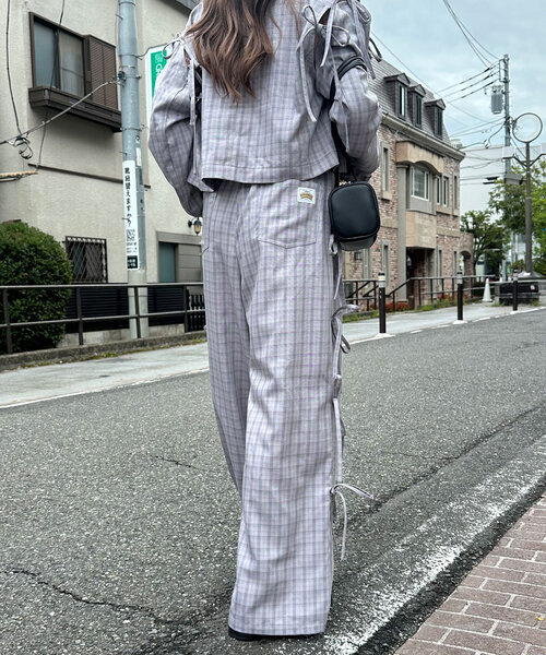 「HELLO.SANFRANCISCO」 イージーパンツ MEDIUM ベージュ レディース_画像5