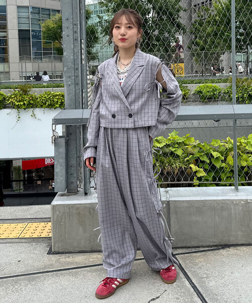 「HELLO.SANFRANCISCO」 イージーパンツ MEDIUM ベージュ レディース_画像7