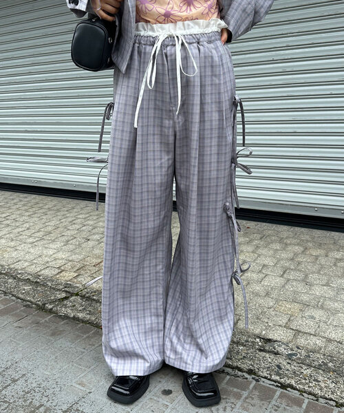 「HELLO.SANFRANCISCO」 イージーパンツ MEDIUM ベージュ レディース_画像9
