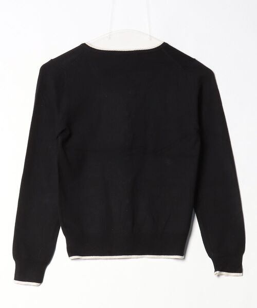 「Debut de Fiore」 ニットカーディガン 38 ブラック レディース_画像2