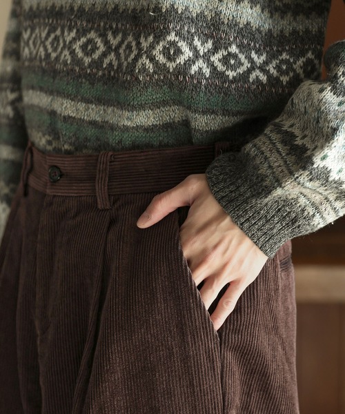 「Bleme」 スラックス X-LARGE カーキ メンズ_画像9