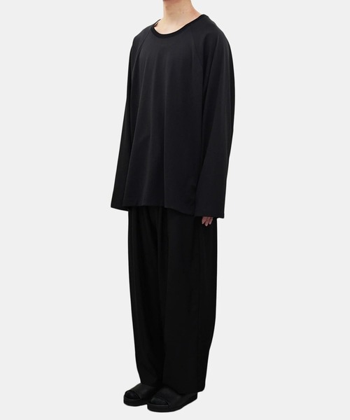 「my beautiful landlet」 長袖Tシャツ 1 ブラック メンズ_画像6