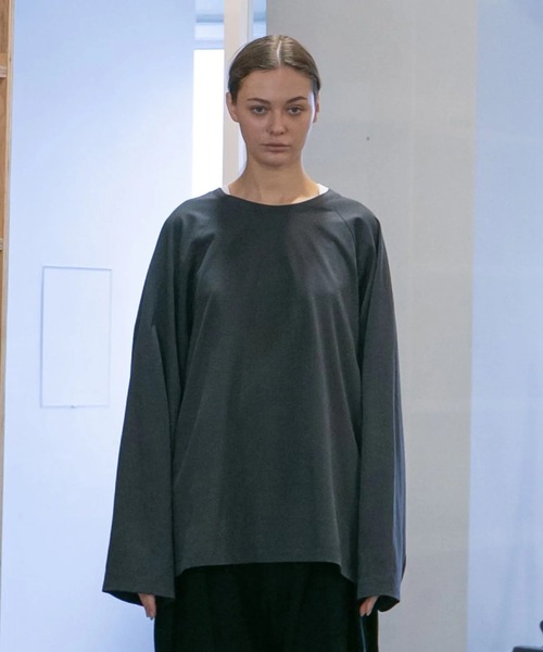 「my beautiful landlet」 長袖Tシャツ 1 ブラック メンズ_画像7