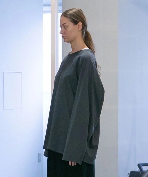 「my beautiful landlet」 長袖Tシャツ 1 ブラック メンズ_画像8