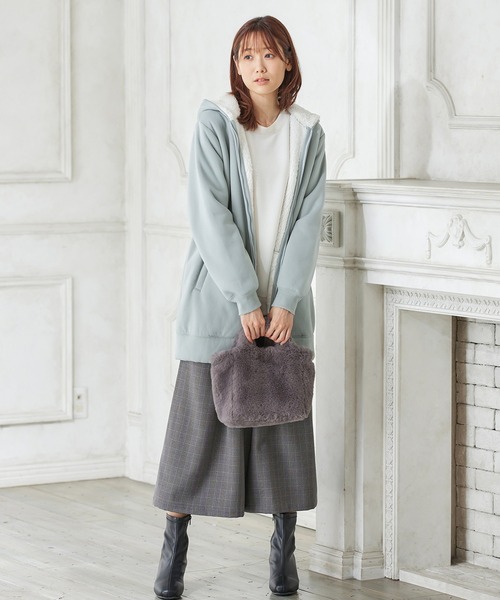 「Honeys」 「CINEMA CLUB」ジップアップパーカー S 杢グレー レディース_画像4