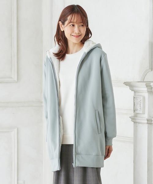 「Honeys」 「CINEMA CLUB」ジップアップパーカー S 杢グレー レディース_画像5