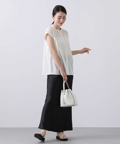 「Gready Brilliant」 「favori」ノースリーブブラウス 38 ブラウン レディース_画像5