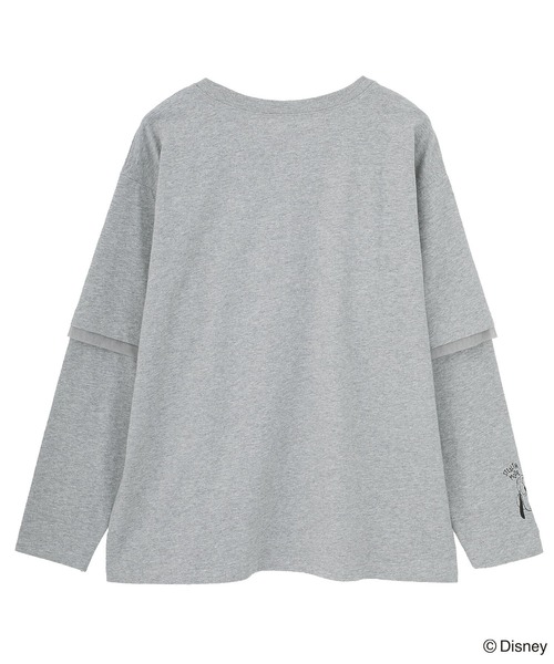 Disney（ディズニー） tシャツ ミッキー＆フレンズ/レイヤードプリント