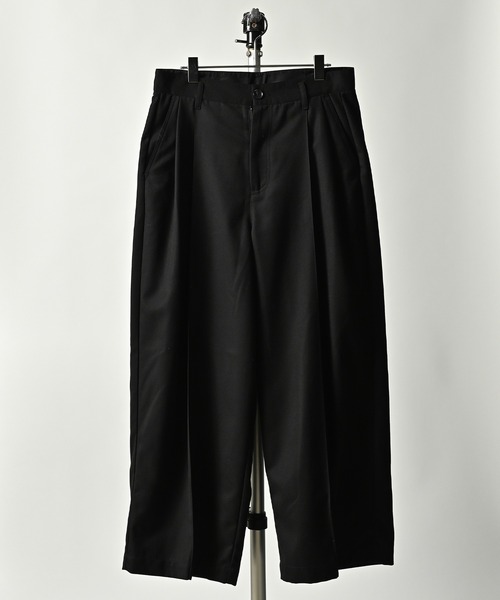 「ADAM PATEK」 スラックス 2 ブラック メンズ_画像2