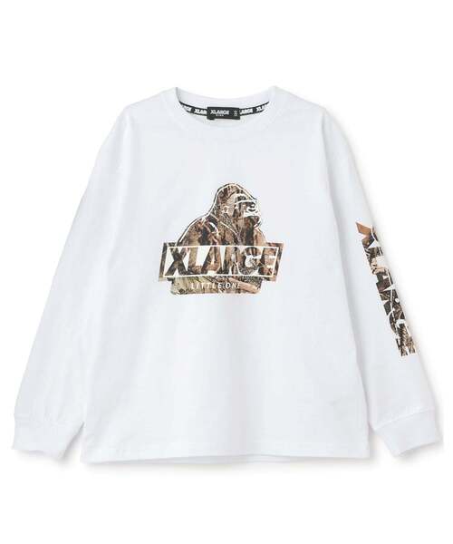 XLARGE KIDS（エクストララージ キッズ） tシャツ ツリーカモOG 長袖T 