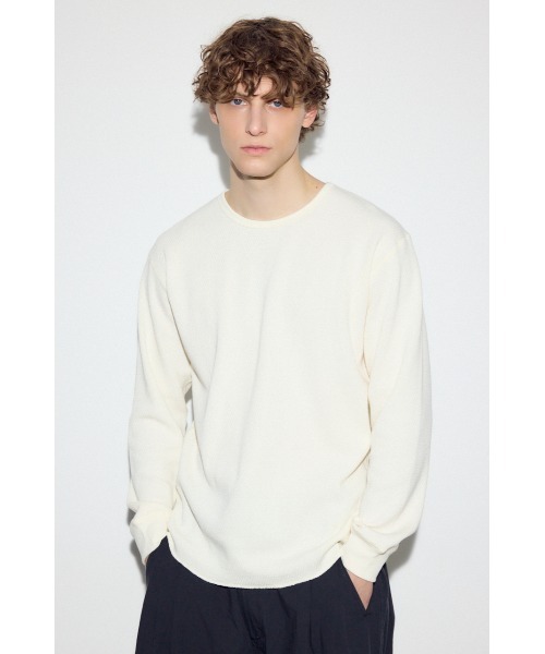 mainstory ワッフルトップス　2 AZUL BY MOUSSY（アズールバイマウジー） tシャツ ソフトワッフル