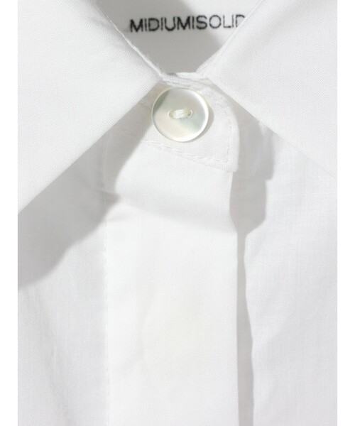 「MIDIUMISOLID」 長袖シャツ FREE オフホワイト レディース_画像3