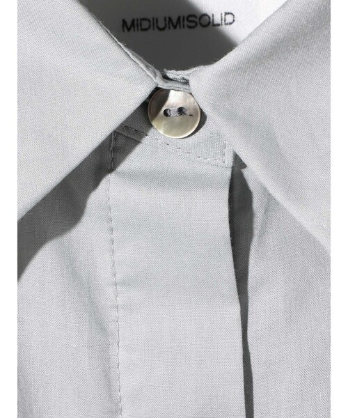 「MIDIUMISOLID」 長袖シャツ FREE オフホワイト レディース_画像5