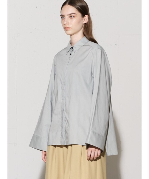 「MIDIUMISOLID」 長袖シャツ FREE オフホワイト レディース_画像7
