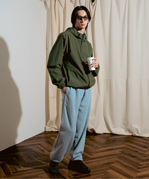 「CALIFORNIA OUTFITTERS」 ジップアップパーカー X-LARGE ブルーグリーン メンズ_画像9