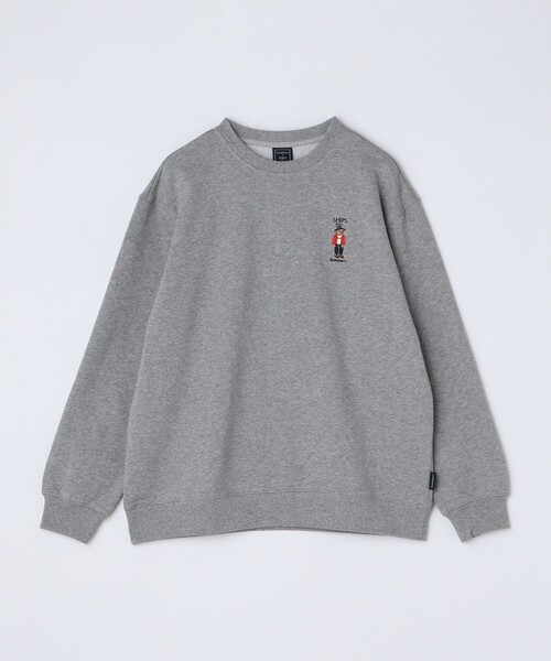 「SHIPS Colors」 スウェットカットソー「teddybearコラボ」 LARGE ダークブルー メンズ_画像5