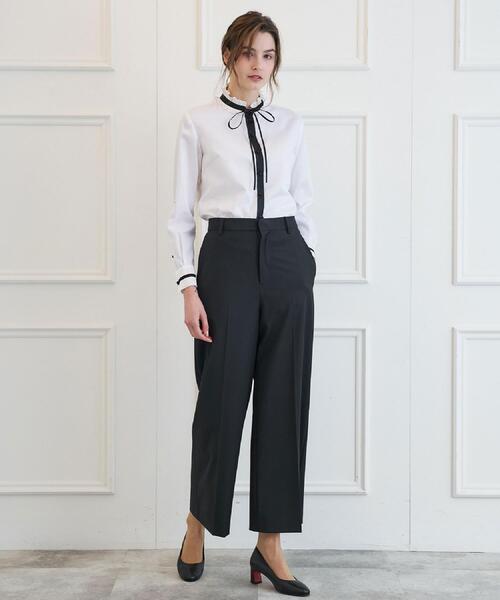 Z ドレステリア DRESSTERIOR ブラウス シャツ トップス ボウタイ DRESSTERIOR（ドレステリア） ブラウス シャツ 「2WAY/清涼感」袖