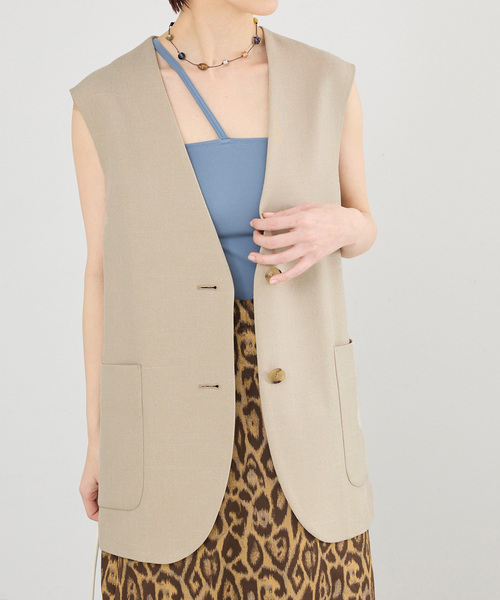 IENA（イエナ） ベスト ジレ 「セットアップ対応/」ウォッシャブル