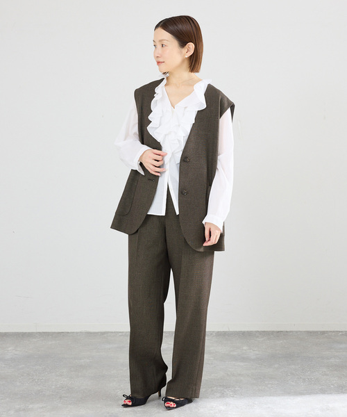 IENA（イエナ） ベスト ジレ 「セットアップ対応/」ウォッシャブル