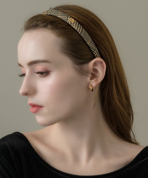 「muku」 カチューシャ FREE グレー レディース_画像2