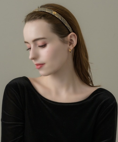 「muku」 カチューシャ FREE グレー レディース_画像5