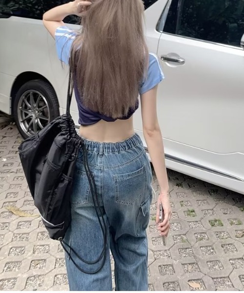 「gossip！ロサンゼルス」 デニムパンツ FREE ブルー レディース_画像7