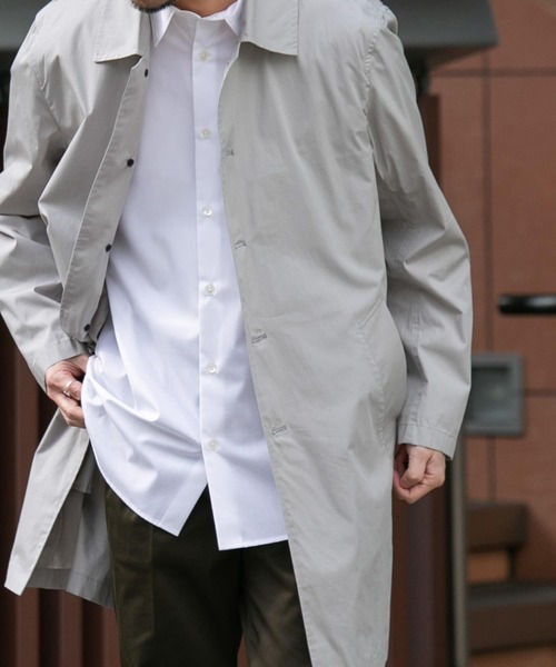 「URBAN RESEARCH ROSSO MEN」 ステンカラーコート MEDIUM グリーン系その他 メンズ_画像2