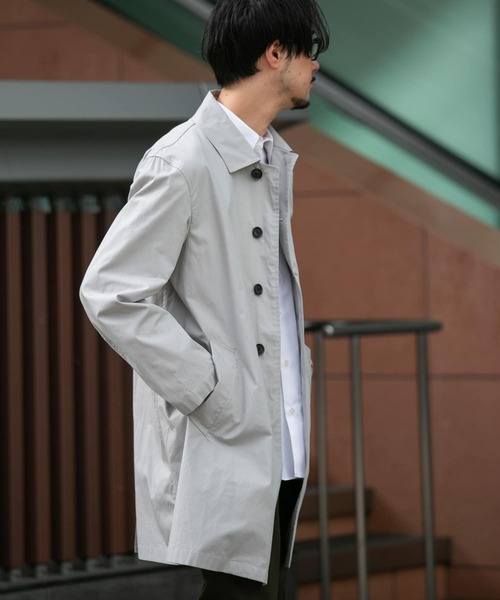 「URBAN RESEARCH ROSSO MEN」 ステンカラーコート MEDIUM グリーン系その他 メンズ_画像7