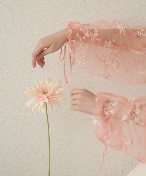 「Ambre Neige」 長袖ブラウス FREE アイボリー レディース_画像5