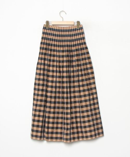 「MADEMOISELLE ROPE'」 フレアスカート 38 ブラウン レディース_画像2