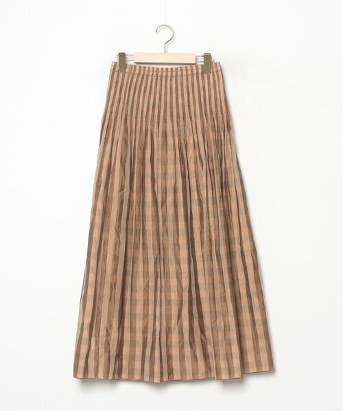 「MADEMOISELLE ROPE'」 フレアスカート 38 ブラウン レディース_画像3