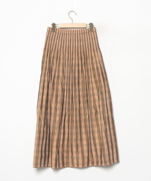 「MADEMOISELLE ROPE'」 フレアスカート 38 ブラウン レディース_画像4