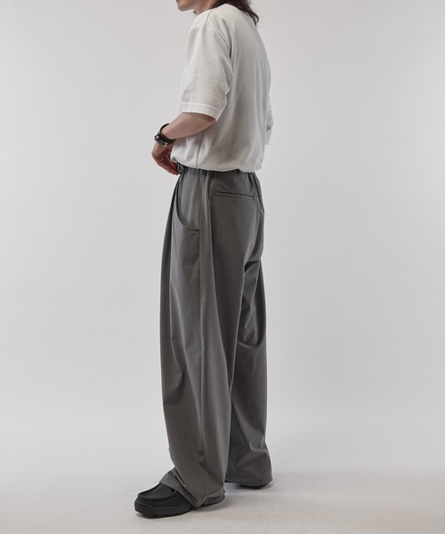 「Lui's」 スラックス S ブラック メンズの画像