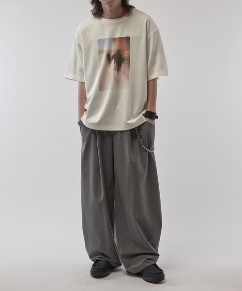 「Lui's」 スラックス S ブラック メンズの画像