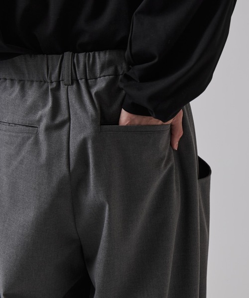 「Lui's」 スラックス S ブラック メンズの画像