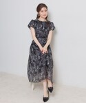 パーティードレス ワンピース 夏 半袖 「洗え...の詳細画像2