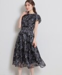 パーティードレス ワンピース 夏 半袖 「洗え...の詳細画像5