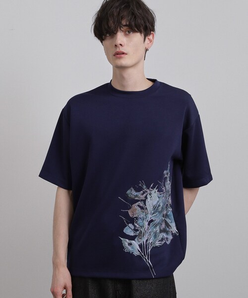トップス Tk tk.TAKEO KIKUCHI（ティーケータケオキクチ） tシャツ リーフエンブロ